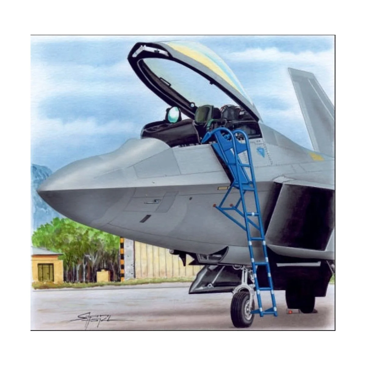 Ladder for F-22 - Plus model AL4085