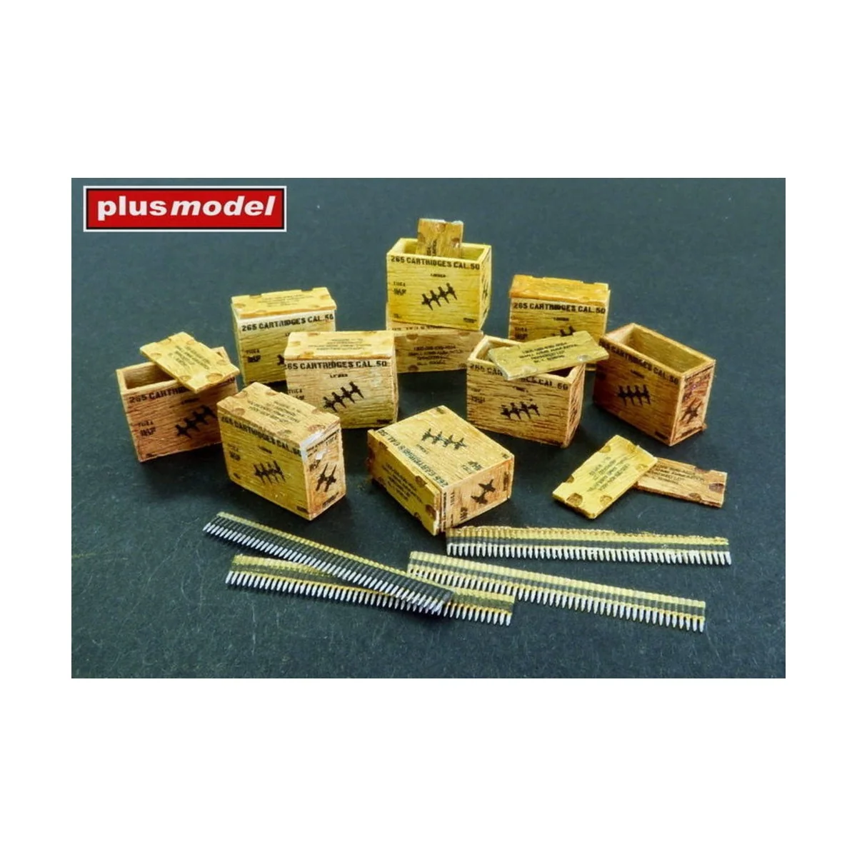 US ammunition boxes with belts of charges - Plus model AL4088