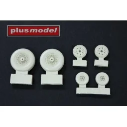 F-101A/C Woodoo wheels, 1/48 - Plus model AL4090