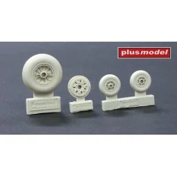 F-101B Woodoo wheels, 1/48 - Plus model AL4091
