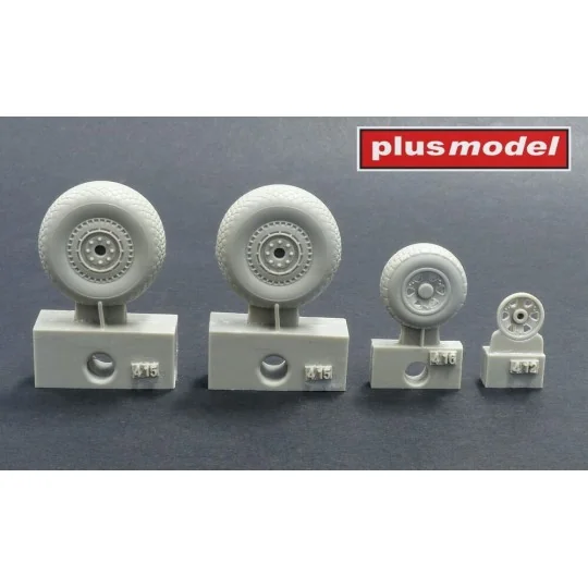 B-26 Marauder wheels late diamond tread - Plus model AL4092