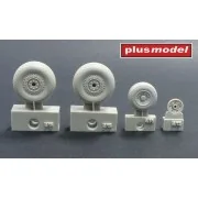 B-26 Marauder wheels late diamond tread - Plus model AL4092