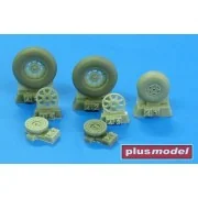 Mig-15 wheels - Plus model AL4098