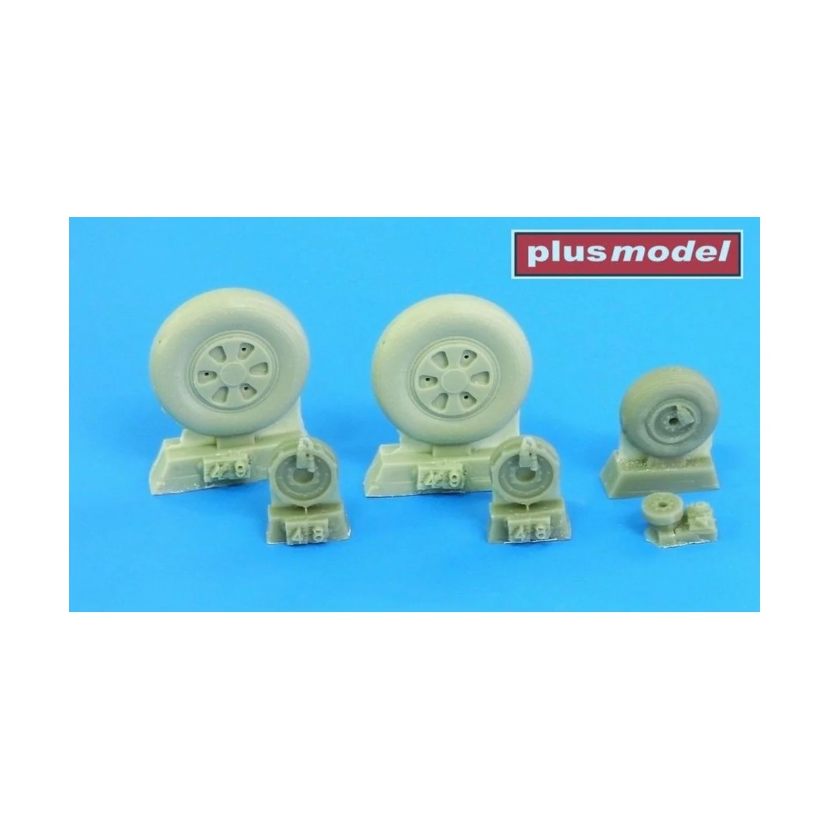 Mig-21 wheels early - Plus model AL4100