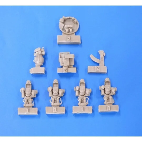 Bomb and gun sights for B-29 Superfortress, 1/48 - Plus model AL4104 Bomb and gun sights for B-29 Superfortress, 1/48 - Plus model AL4104