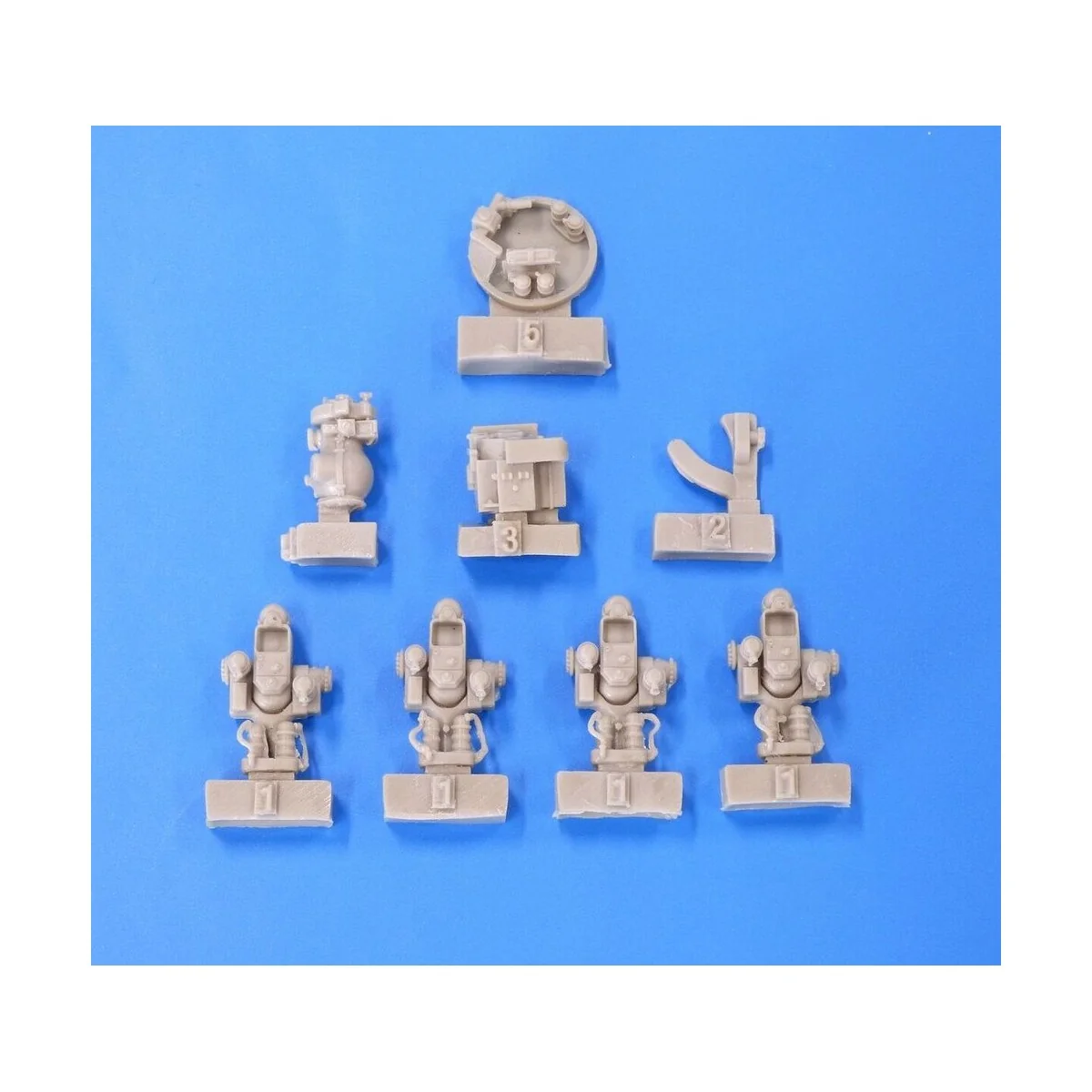 Bomb and gun sights for B-29 Superfortress, 1/48 - Plus model AL4104 Bomb and gun sights for B-29 Superfortress, 1/48 - Plus model AL4104