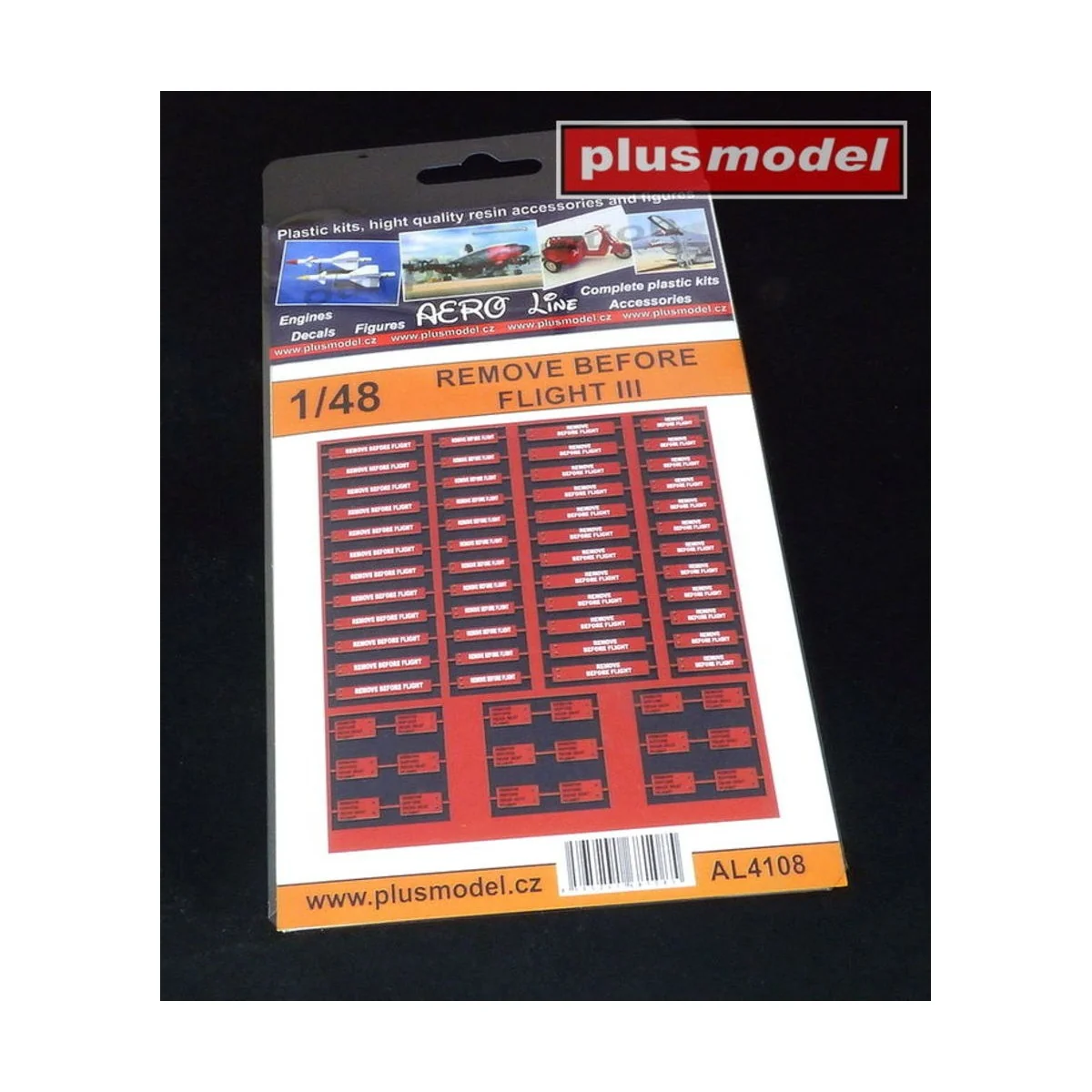 Remove Before flight III - Plus model AL4108