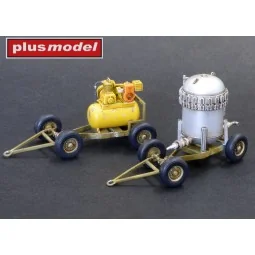 Trailer MkII with compressor and fuel filter, 1/48 - Plus model AL4112