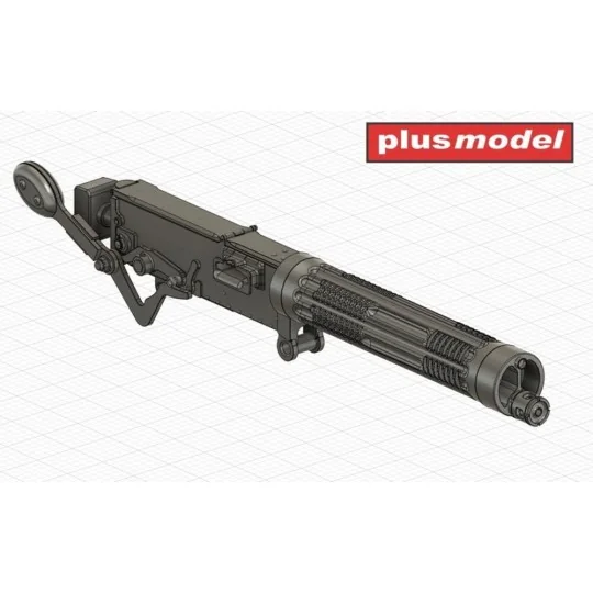 Aircraft machine gun Vickers pattern A, 1/48 - Plus model AL4114 Aircraft machine gun Vickers pattern A, 1/48 - Plus model AL4114