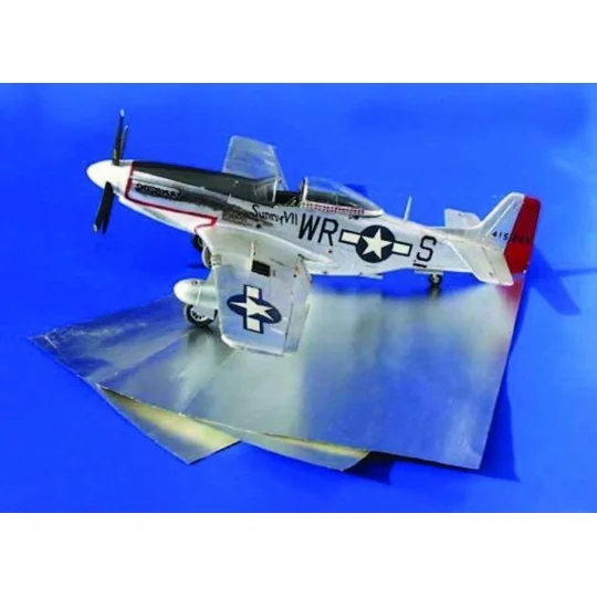 Alufolie 2 Stück Aluminium-Folie selbsthaftend/ Adhesiv. - Plus mod...