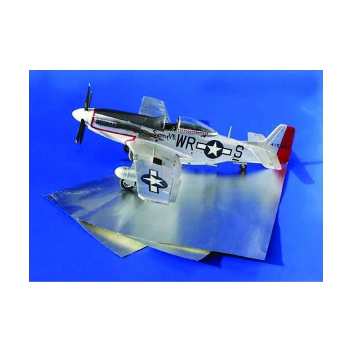 Alufolie 2 Stück Aluminium-Folie selbsthaftend/ Adhesiv. - Plus mod...