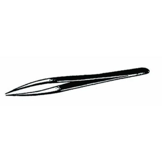 Pinzette Spitz/gehärtet. - Plus model 23