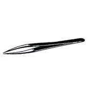 Pinzette Spitz/gehärtet. - Plus model 23