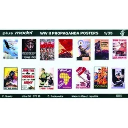 Propaganda Poster Gemischt Deutsch, Englisch, USA, Russisch., 1/35 ...