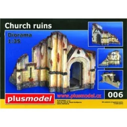 Kirchenruine WW II Keramik., 1/35 - Plus model 6