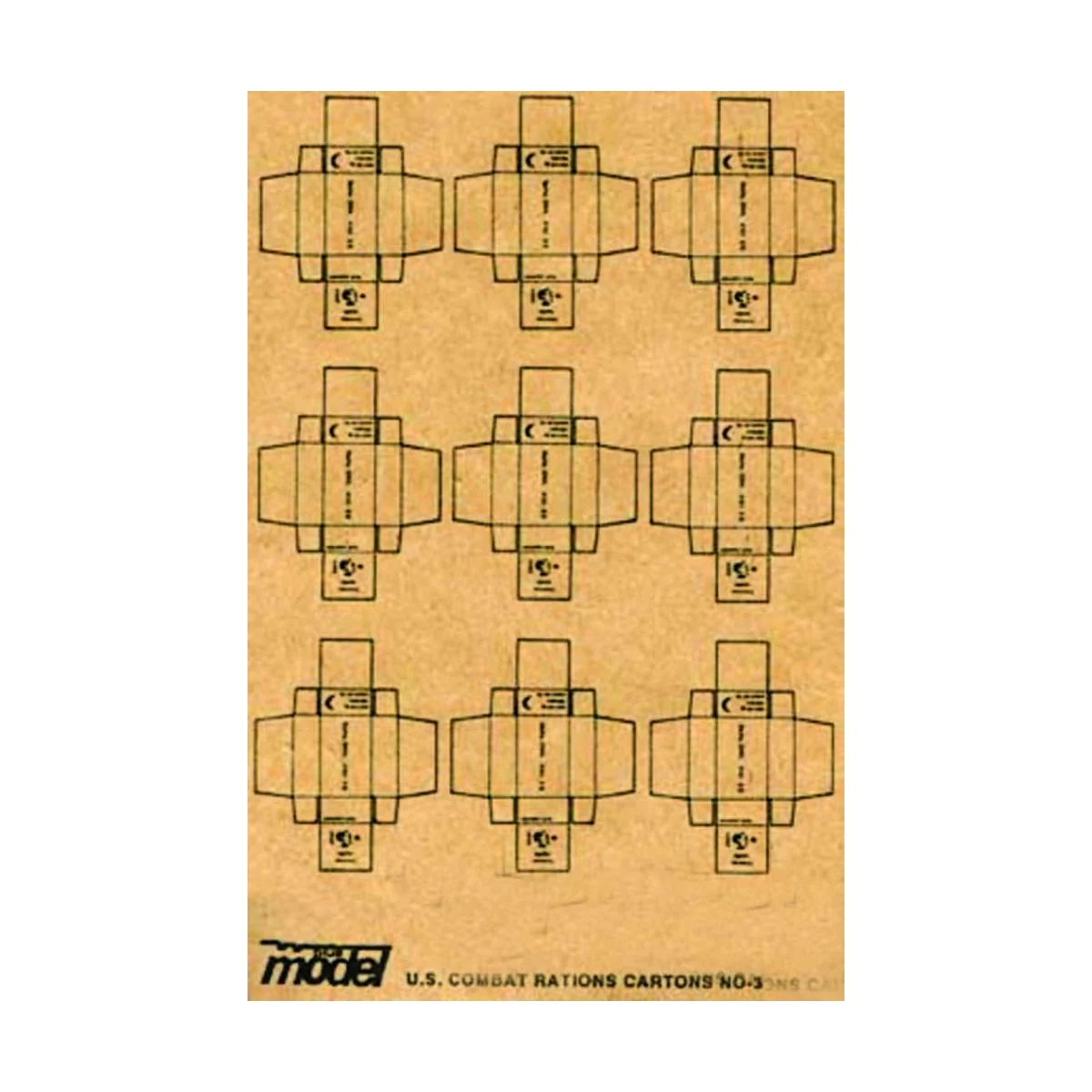 U.S. Kampf-Ration Kartons WW II, 1/35 - Plus model 11