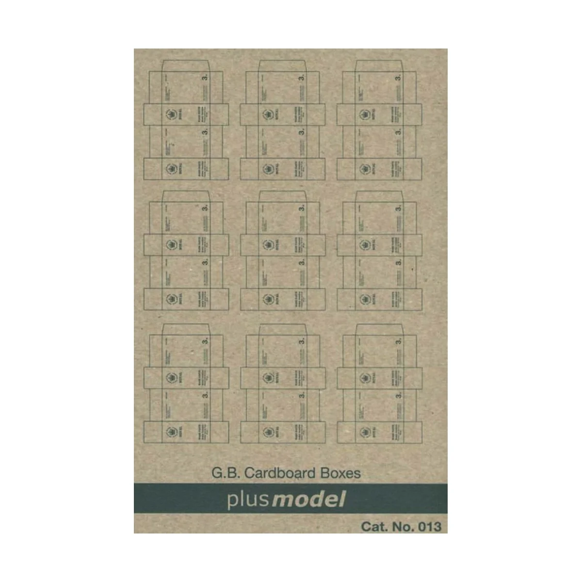GB Faltkartons WW II, 1/35 - Plus model 13