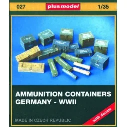 Deutsche Munitionskisten WW II, 1/35 - Plus model 27