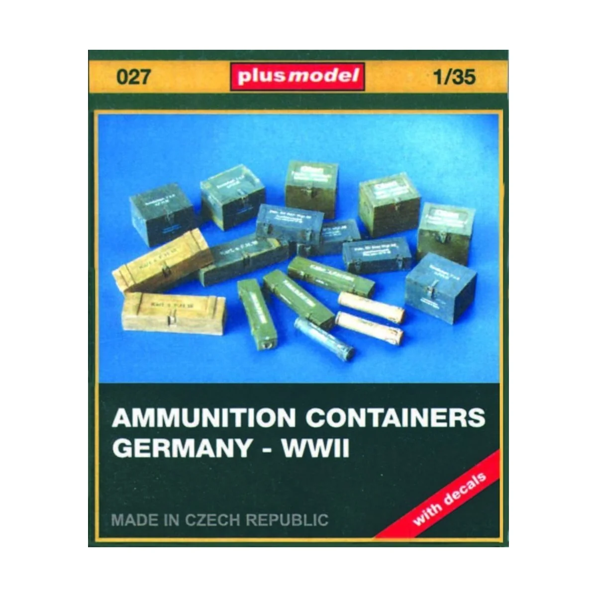 Deutsche Munitionskisten WW II, 1/35 - Plus model 27
