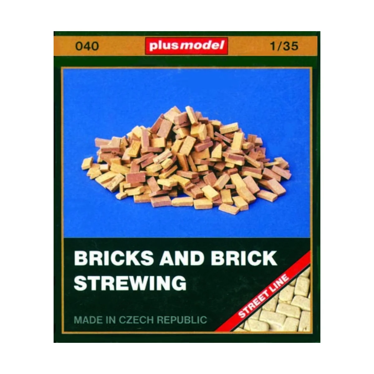 Ziegelsteine einzeln - Plus model 40