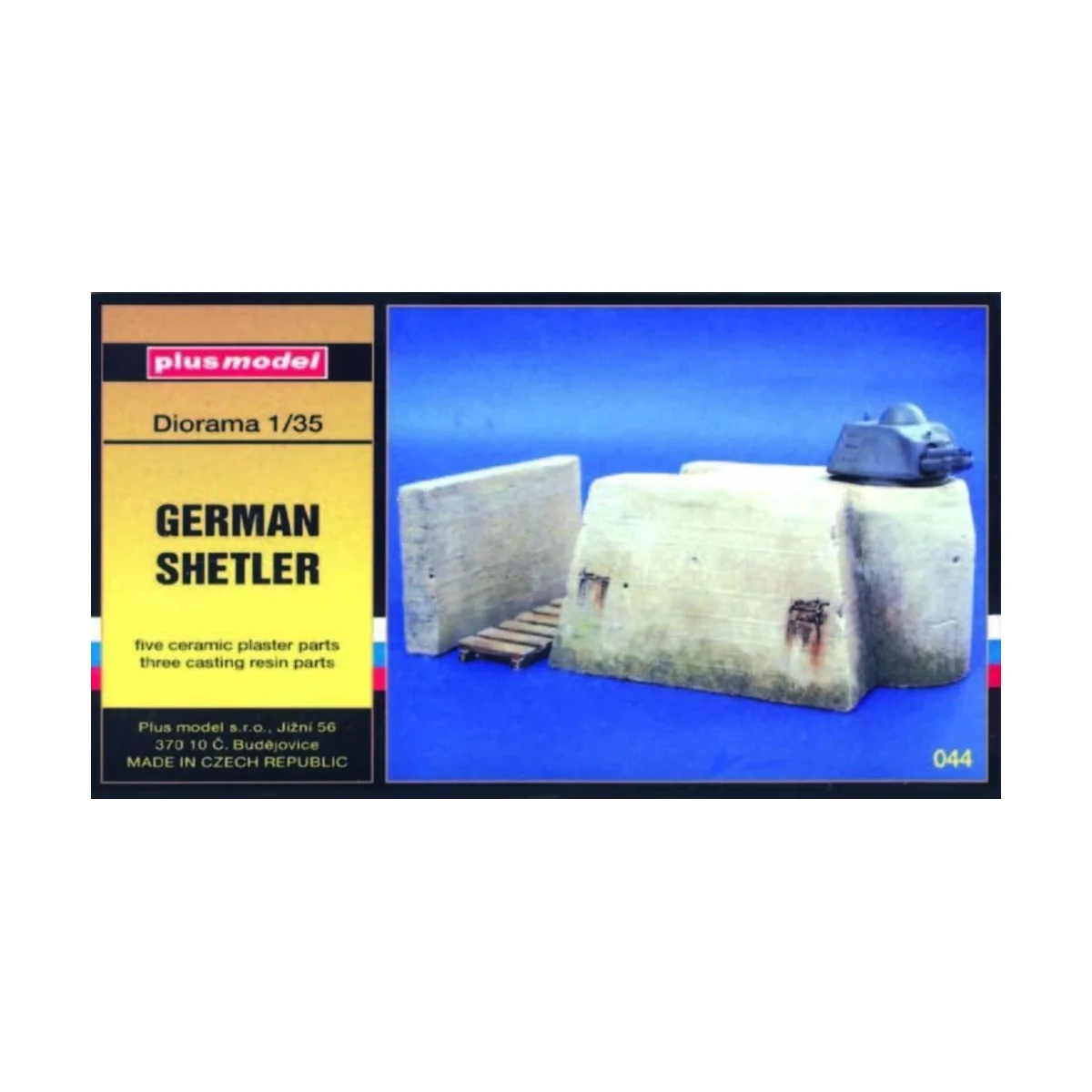 Deutscher Bunker, 1/35 - Plus model 044