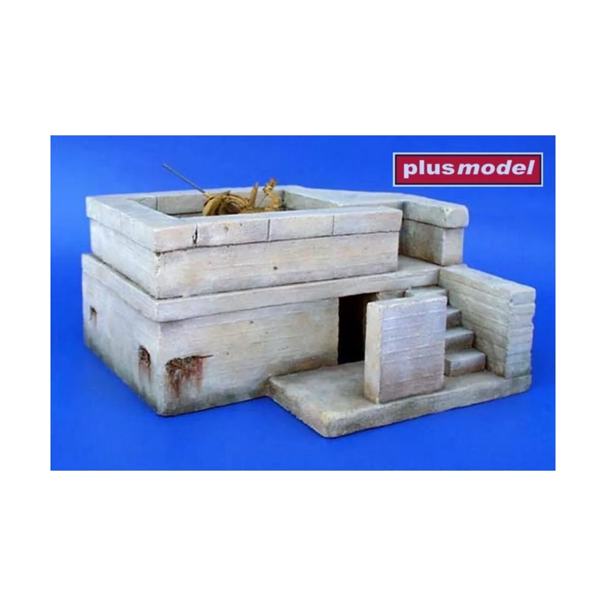 Deutscher Flak Bunker WW II, 1/35 - Plus model 46