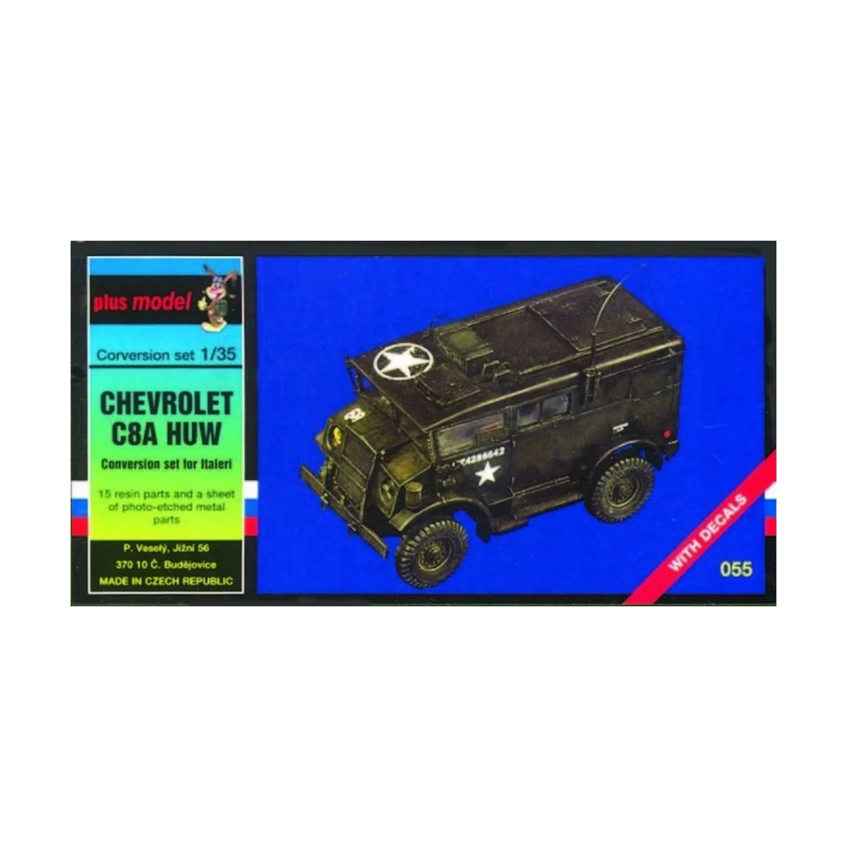 Chevrolet C8A HUW, 1/35 - Plus model 55 Chevrolet C8A HUW, 1/35 - Plus model 55