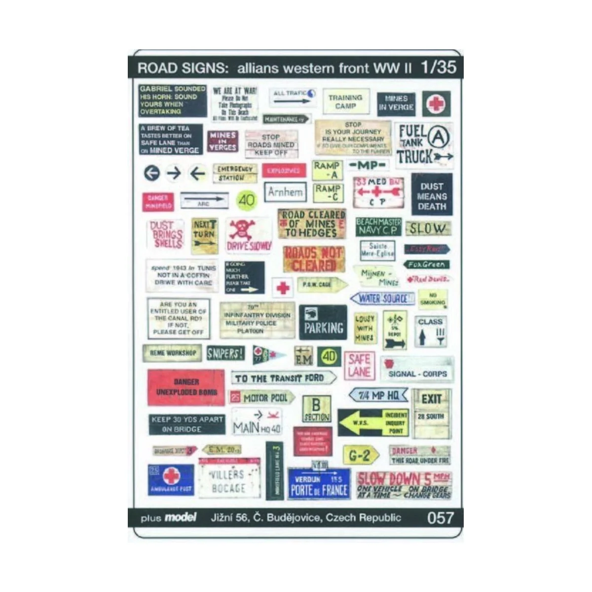 Wegweiser WW II Alliierten Westfront - Plus model 57