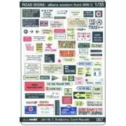 Wegweiser WW II Alliierten Westfront, 1/35 - Plus model 57