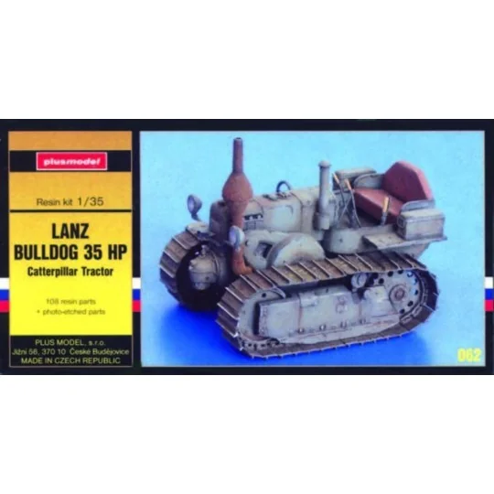 Lanz Buldog 35 HP mit Ketten - Plus model 62