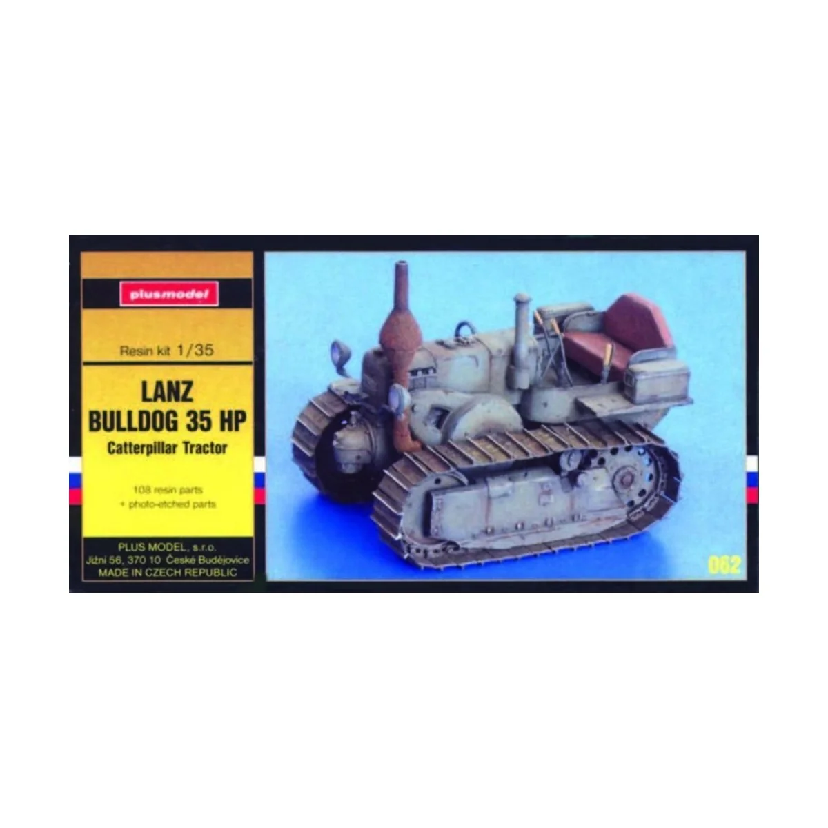 Lanz Buldog 35 HP mit Ketten, 1/35 - Plus model 62