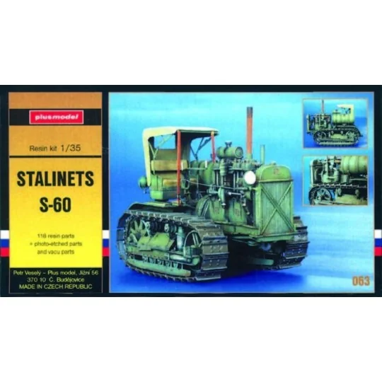 Stalinets S-60, 1/35 - Plus model 63 Stalinets S-60, 1/35 - Plus model 63