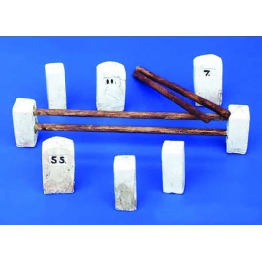 Straßenmeilensteine und Geländer, 1/35 - Plus model 84