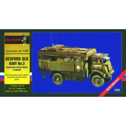 Bedford QLR Body No.3, 1/35 - Plus model 98 Bedford QLR Body No.3, 1/35 - Plus model 98