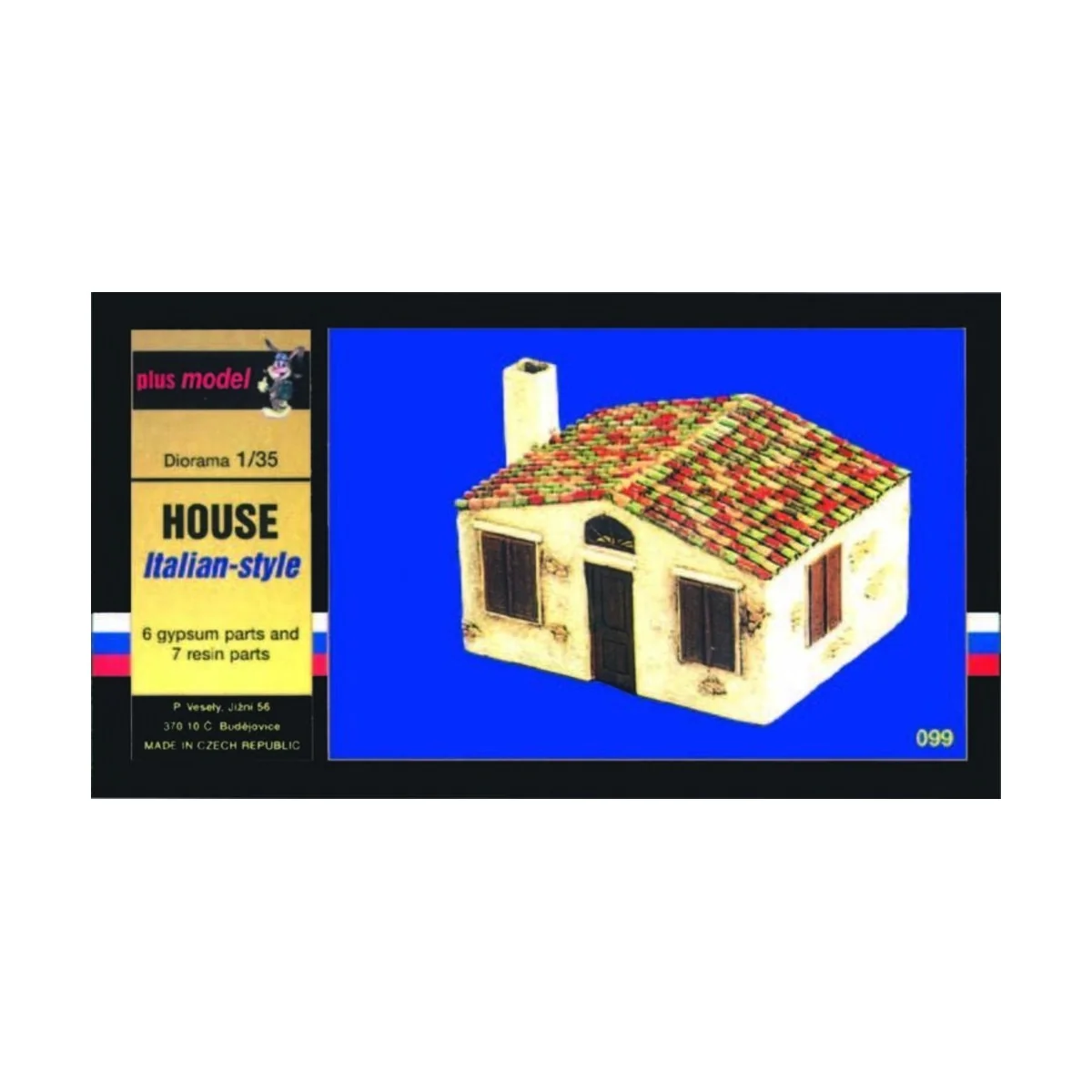 Italienisches Haus, 1/35 - Plus model 99
