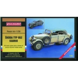 Skoda Typ 952 Kabrio WW II, 1/35 - Plus model 100