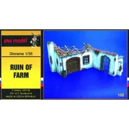 Bauernhof Ruine, 1/35 - Plus model 102