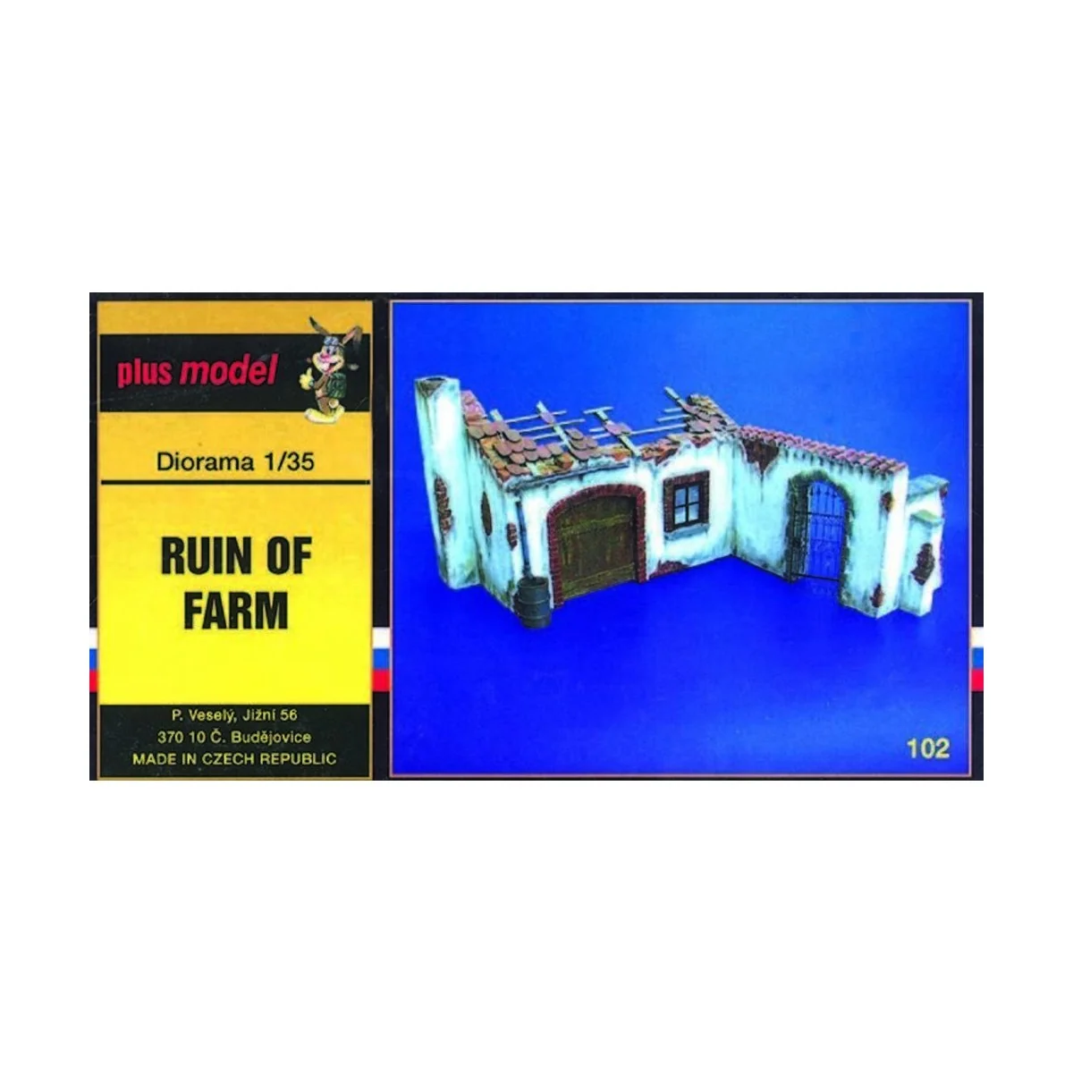 Bauernhof Ruine, 1/35 - Plus model 102