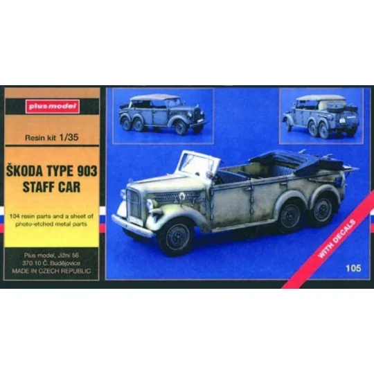 Skoda 903 Dienstwagen, 1/35 - Plus model 105 Skoda 903 Dienstwagen, 1/35 - Plus model 105