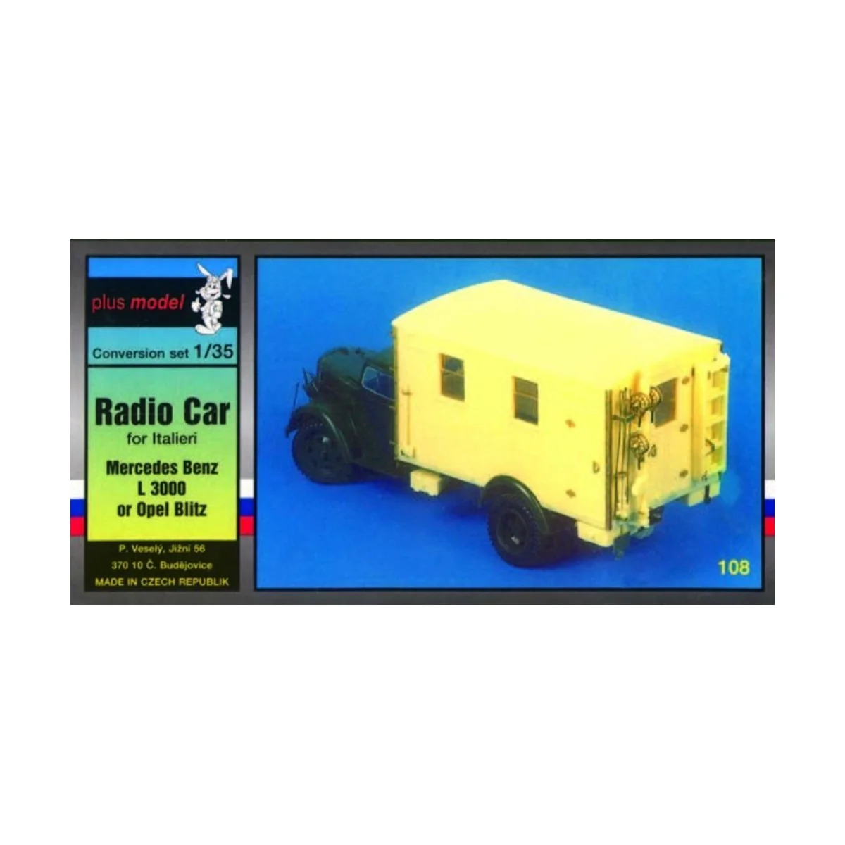 Opel Blitz Funkwagen Umbausatz for Italeri-Bausatz - Plus model 108