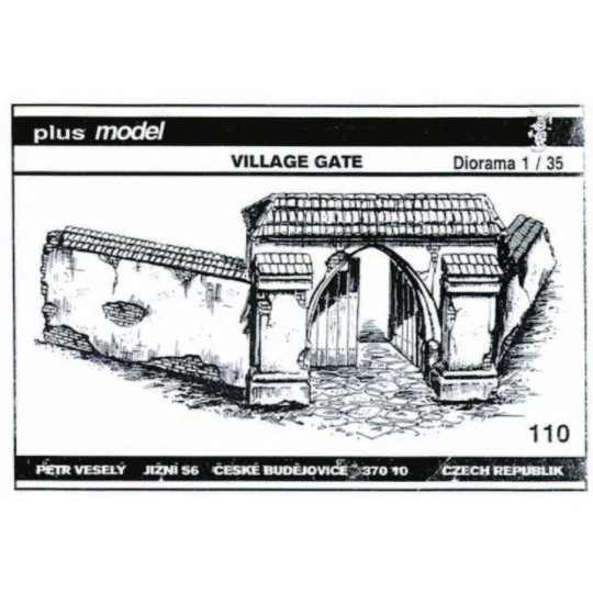 Stadttor, 1/35 - Plus model 110