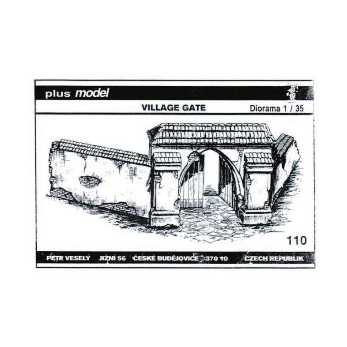 Stadttor, 1/35 - Plus model 110