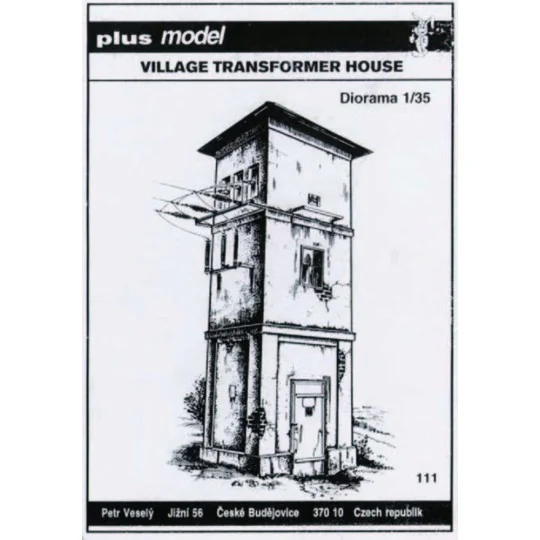 Trafostation WW II, 1/35 - Plus model 111