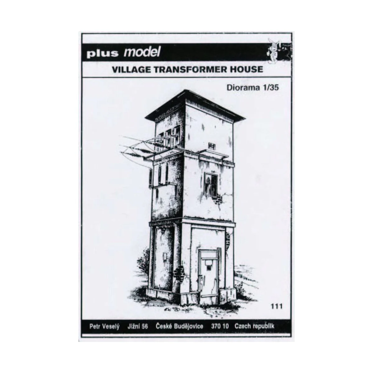 Trafostation WW II, 1/35 - Plus model 111