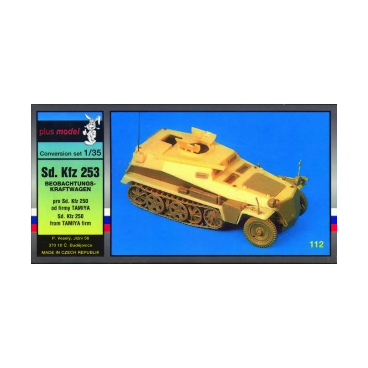 Sd.Kfz 253 Beobachtungswagen Umbausatz für Tamiya-Bausatz, 1/35 - P...