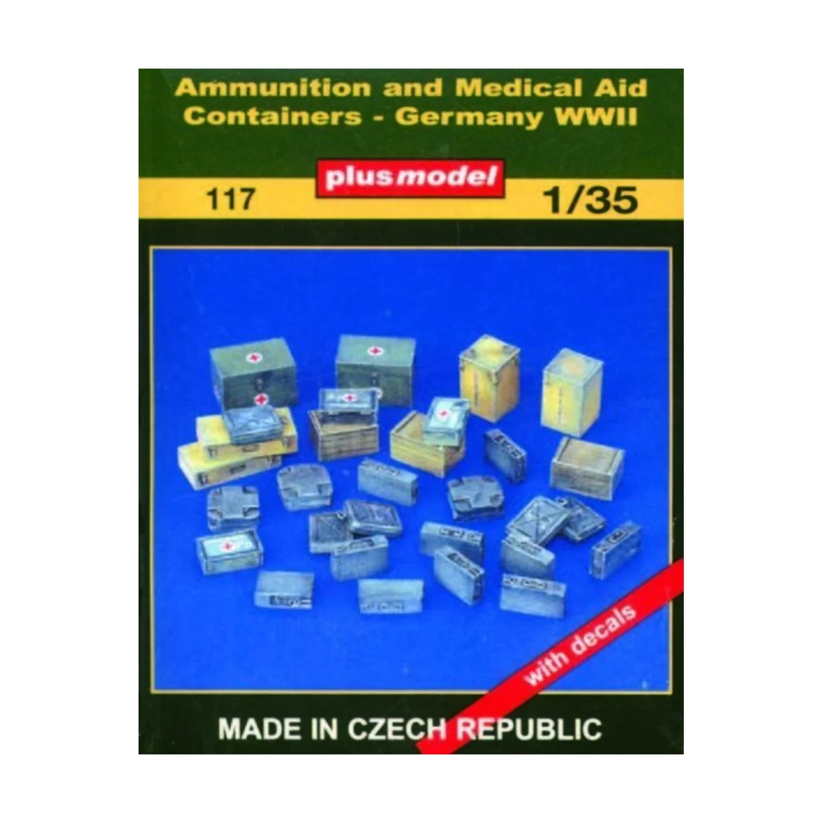 Munitions- und Medizinbehälter WW II, 1/35 - Plus model 117