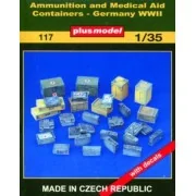Munitions- und Medizinbehälter WW II, 1/35 - Plus model 117