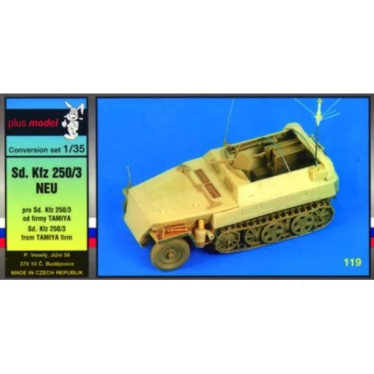 Sd.Kfz 250/3 Umbausatz für Tamiya Bausatz, 1/35 - Plus model 119 Sd.Kfz 250/3 Umbausatz für Tamiya Bausatz, 1/35 - Plus model 119