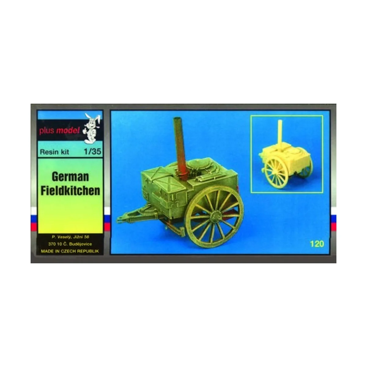 Deutsche Feldküche, 1/35 - Plus model 120 Deutsche Feldküche, 1/35 - Plus model 120