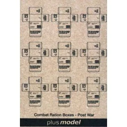 U.S. Kartons Nachkriegszeit - Plus model 128